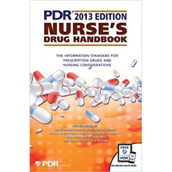 PDR 2013 edition Nurse's Drug Handbook